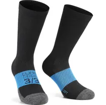 Pyöräilysukat Assos Winter Evo musta